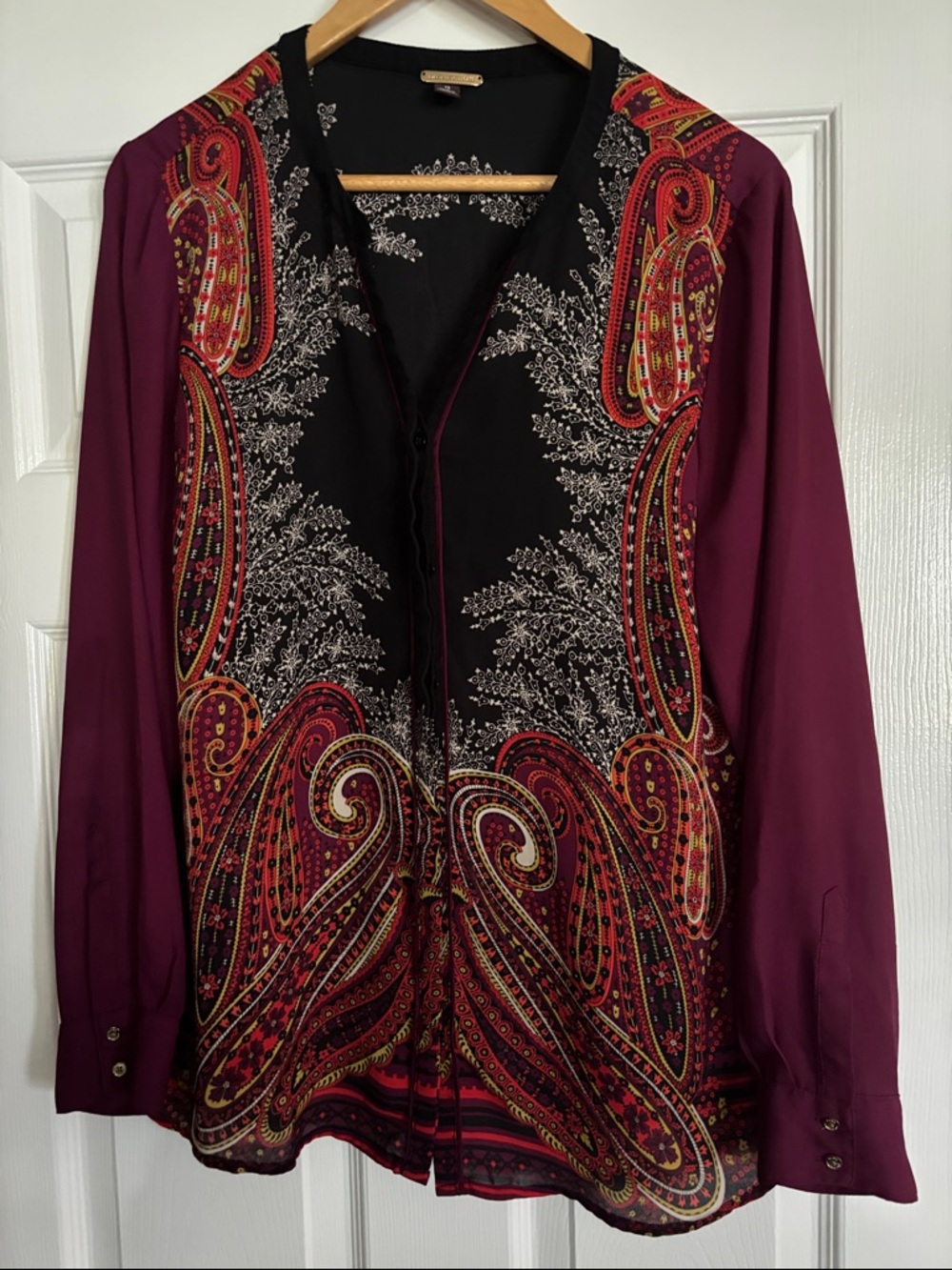 Dana Buckman long sleeve blouse